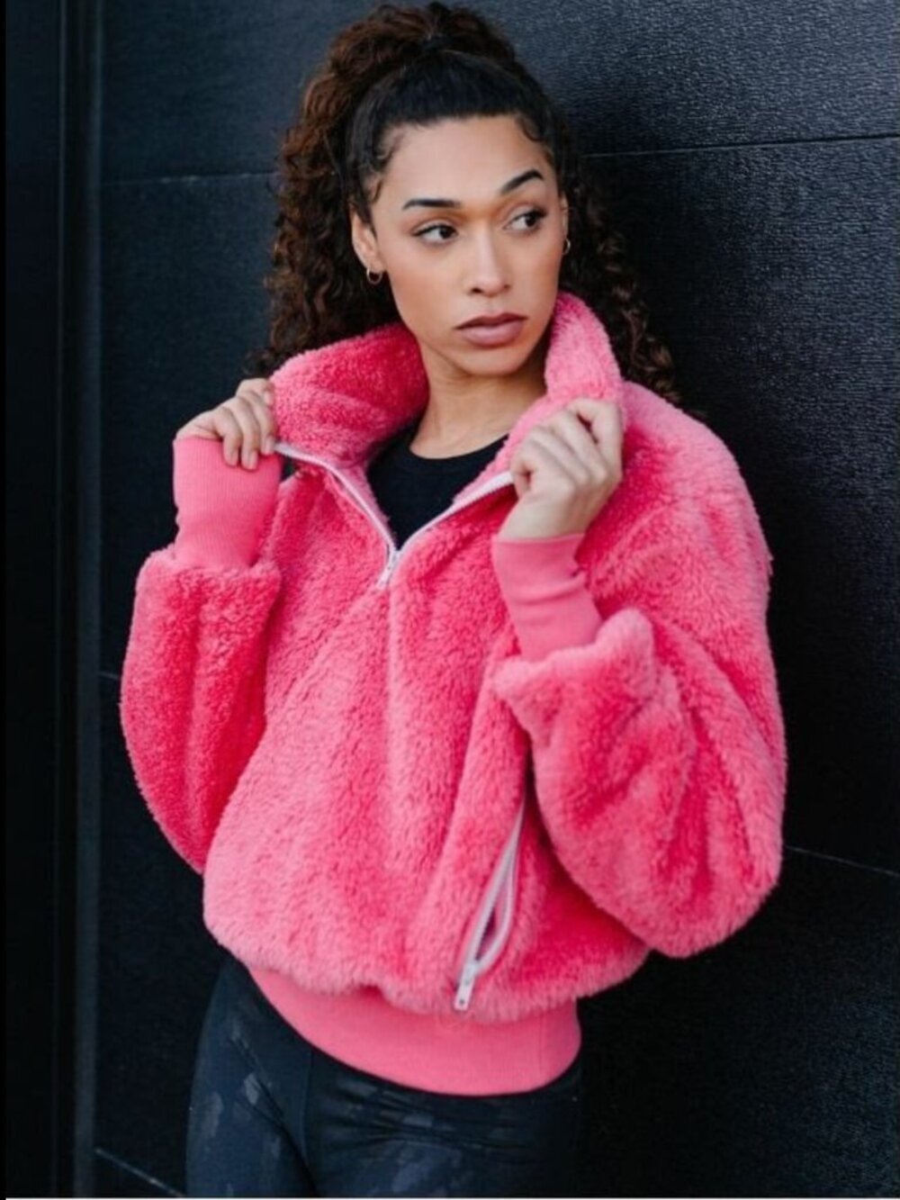 Savvi “Amy” 1/4 Zip Pullover Jacket